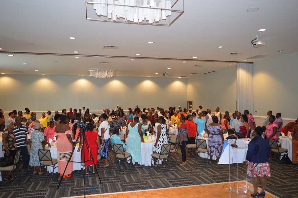 OLDER PERSONS IN ST. KITTS ATTEND SPECIAL LUNCHEON AT THE ROYAL ST. KITTS HOTEL