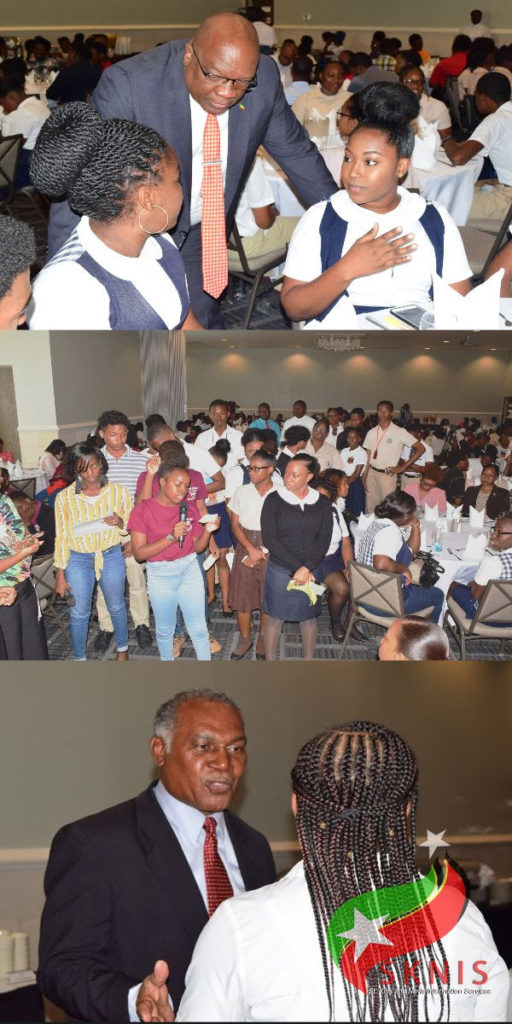 SENIOR MINISTER AMORY URGES YOUTH TO LIVE A LIFE OF POSITIVITY