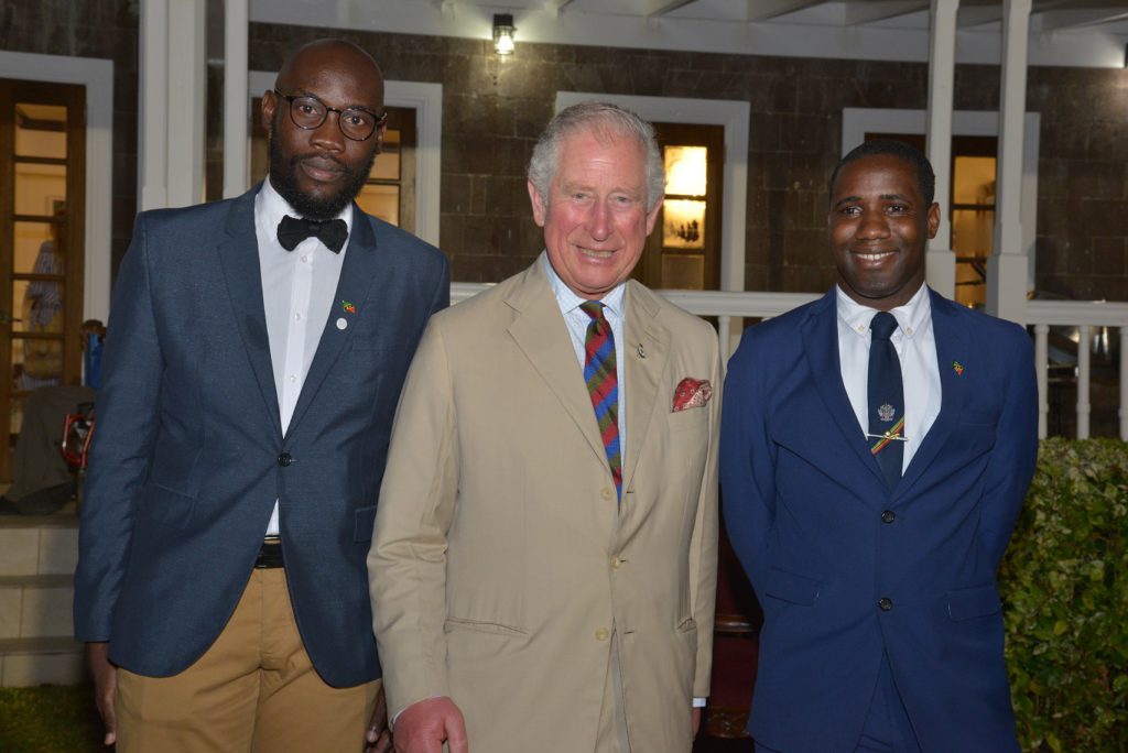 THE PRINCE OF WALES SALUTES YOUNG LEADERS FROM ST. KITTS AND NEVIS