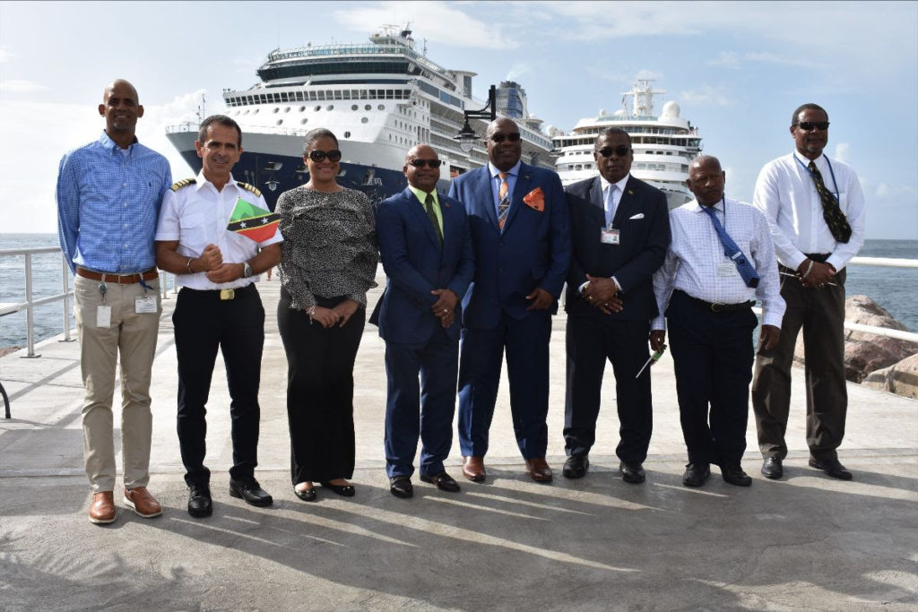 CAPTAIN OF CELEBRITY SUMMIT HIGHLY IMPRESSED WITH THE DESIGN AND CONSTRUCTION OF ST. KITTS’ SECOND CRUISE PIER