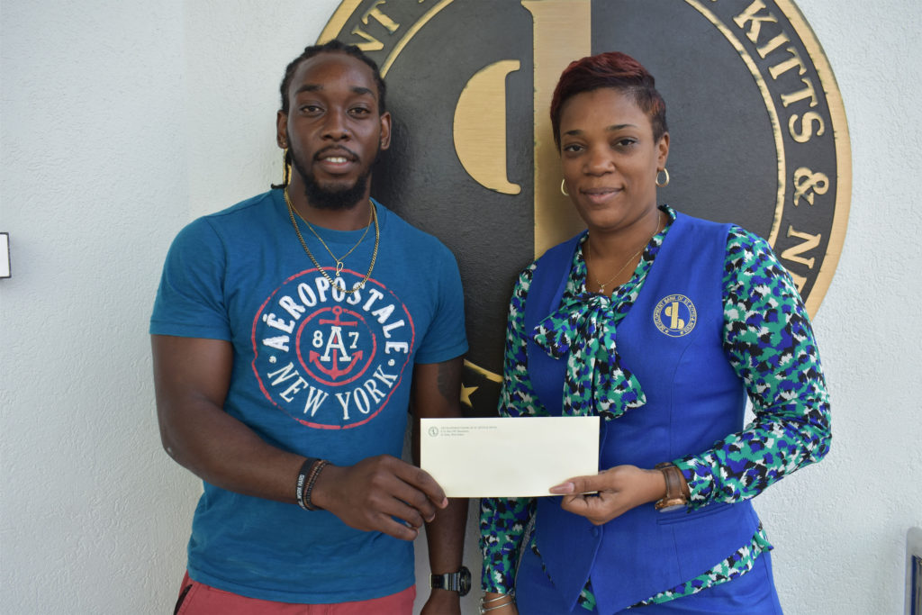 Cricketer Rasheed Eddy in South Africa, thanks Development Bank for support given