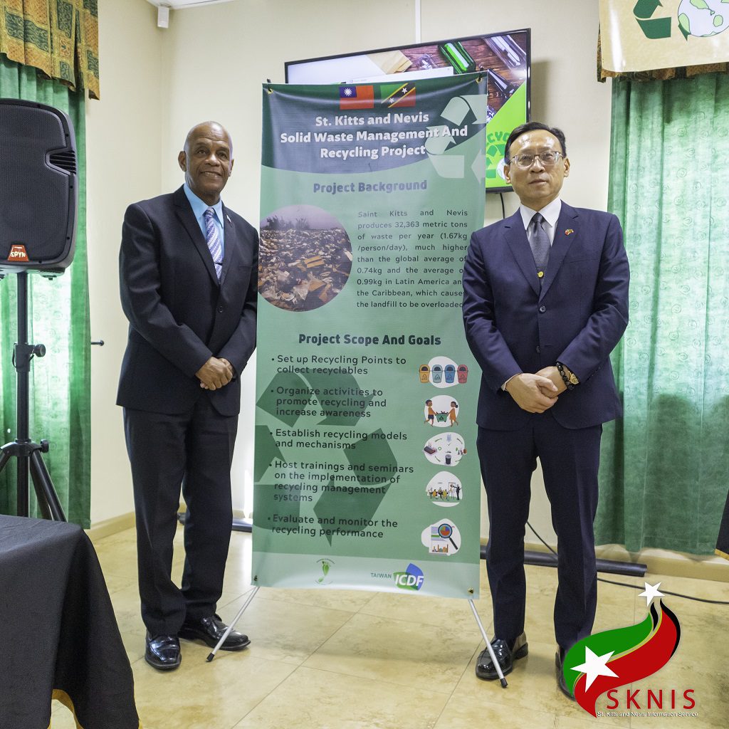 ST. KITTS AND NEVIS ANOTHER STEP CLOSER TO IMPLEMENTING RECYCLING PROJECT