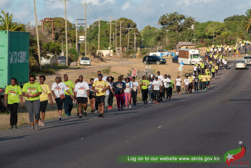 OECS Fun Walk successfully hosted in St Kitts and Nevis