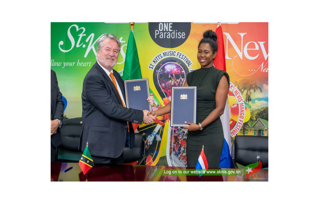 HISTORIC MARITIME DELIMITATION AGREEMENT SIGNED BETWEEN ST. KITTS AND NEVIS AND NETHERLANDS