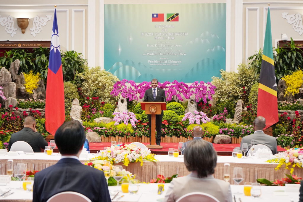 HISTORIC STATE BANQUET MARKS NEW ERA OF COOPERATION BETWEEN THE REPUBLIC OF CHINA (TAIWAN) AND ST. KITTS AND NEVIS