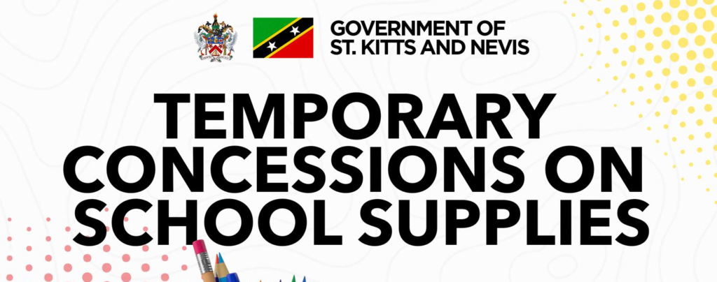 TEMPORARY TAX RELIEF ON SCHOOL SUPPLIES