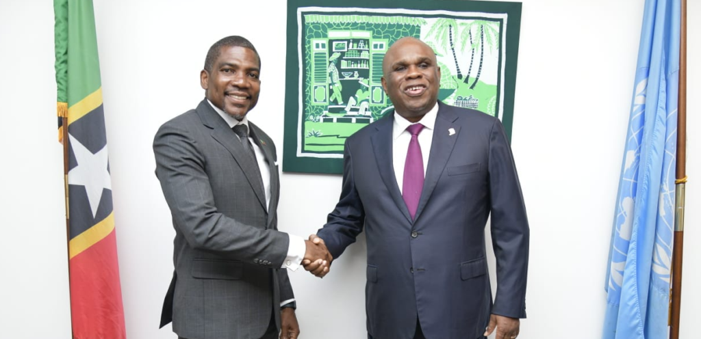 PRIME MINISTER DR. TERRANCE DREW MEETS WITH AFREXIMBANK PRESIDENT IN NEW YORK: FOCUS ON KEY PROJECTS AND REGIONAL DEVELOPMENT