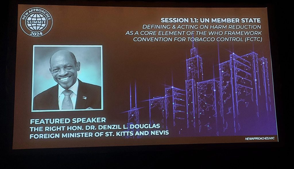 SENIOR MINISTER DR. DOUGLAS DELIVERS KEYNOTE ADDRESS AT THIRD ANNUAL NEW APPROACHES SUMMIT IN NEW YORK