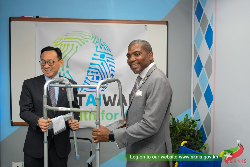 TAIWAN DONATES VITAL MEDICAL EQUIPMENT TO SAINT KITTS AND NEVIS