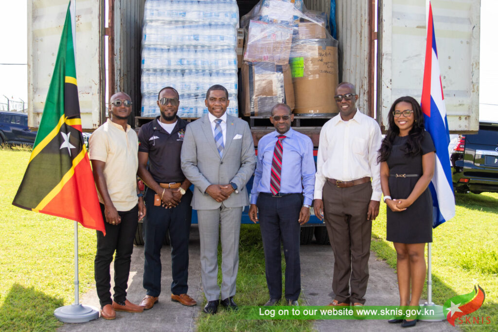 Government of St. Kitts and Nevis Sends Relief Supplies to Students Studying in Cuba