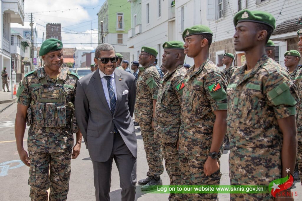 Prime Minister Drew Salutes Defence Force as New Combat Uniform Debuts